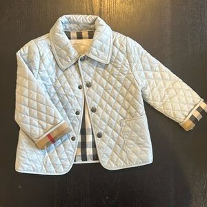 Toddler Burberry coat.